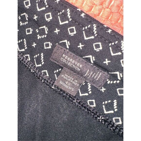 Stunning J. Jill Skirt Womens geometric design Long Midi A Line Flowy black and - Picture 4 of 6